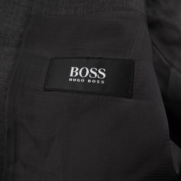 HUGO BOSS Loro Piana Super 100's charcoal grey wool blazer 42L - Picture 3 of 11